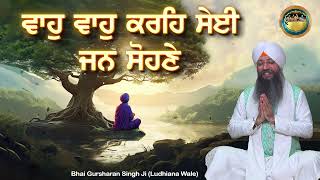 ਵਾਹੁ ਵਾਹੁ ਕਰਹਿ ਸੇਈ ਜਨ ਸੋਹਣੇ | Waho Waho Kare Sei Jan Sohne | Bhai Gursharan Singh Ji | Shabad