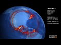 (New Version) Seismic wave propagation in a 3-D Earth model with crust, 2011 Virginia earthquake