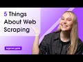 5 Things You Should Know Before Starting Scraping  | Oxylabs