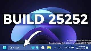 New Windows 11 Build 25252 – New Search and Start Menu UI, New Icon in System Tray, and Fixes (Dev)