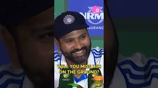 Rohit Sharma about Rahane and Pujara😂😂 #india #cricket #bgt #youtubeshorts