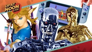 A Zelda Statue, Nintendo Switch Joy-Con Colors, & Terminator Reboot? - Up At Noon Live!