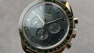 Omega Speedmaster Professional Moonwatch Moonshine Gold Green Dial 310.63.42.50.10.001 Watch Review