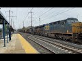 csx 1776 chased onto northeast corridor from the popes creek subdivision hd