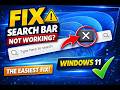 Windows 11 Search Bar NOT Working? Fix in Seconds!