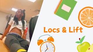 💪🏾Full-Body Workout with A Loc Head Girl #gymgirl #locs #fullbody