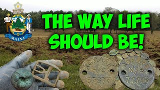 COLONIAL RELICS in Maine | Treasure Hunting with friends