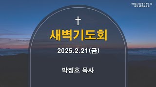 [목포새로운교회] 2025/02/21(금) 새벽예배/ 박정호 목사/ 성경통독 창세기 25-26장