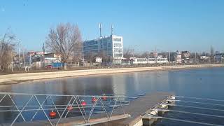 Lacul Tei cu zona de promenada amenajata de curand.