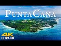 PUNTA CANA 4K (UHD) DRONE FOOTAGE - Dominican Republic Scenic Film with Relaxing Music and Nature