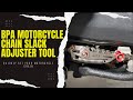 BPA MOTORCYCLE CHAIN ADJUSTER TOOL REVIEW AND HOW TO USE THE TOOL