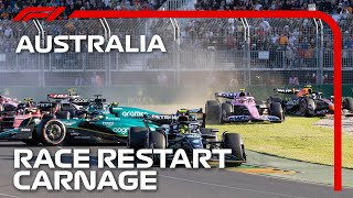 Race Restart Madness in Melbourne! | 2023 Australian Grand Prix