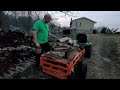 vevor 1500lbs 15cu ft atv trailer dump cart unboxing and assembly