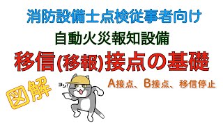 【ビギナー設備士向け】自火報受信機の移信接点（A接点・B接点、等）【消防設備点検】