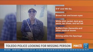 Toledo police looking for missing person