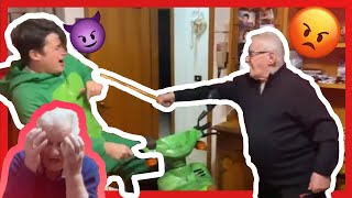 Italian Nonno RAGING at Grandson Compilation 😂😂😂