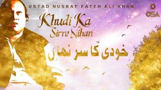Khudi Ka Sirre Nihan | Ustad Nusrat Fateh Ali Khan | Official Version