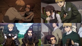 Gabi and Armin's interactions | Attack on Titan