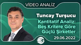 Kantitatif Analiz: Beş Kritere Göre Güçlü Şirketler