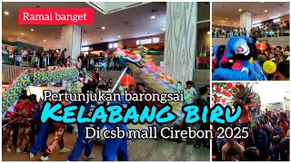 pertunjukan‼️Barongsai kelabang Biru❗di csb mall Cirebon 2025