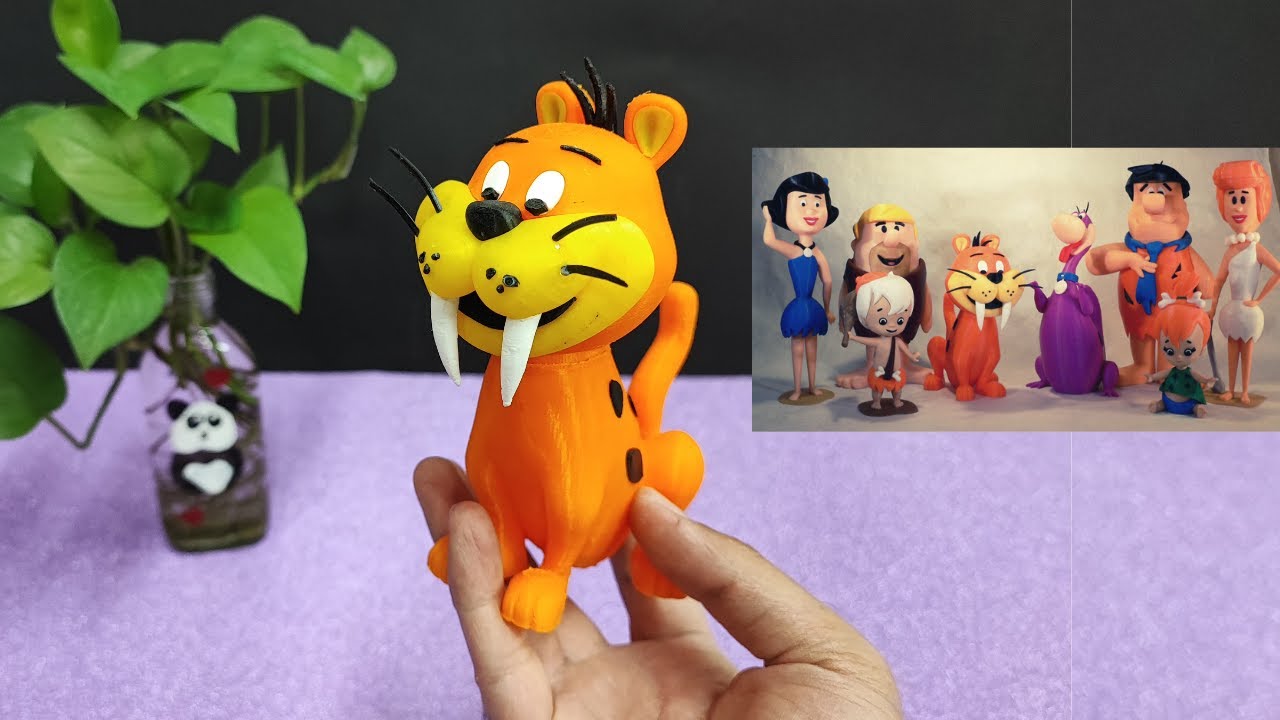 The Coolest 3d Printed Animation Character Assembly Baby Puss Youtube