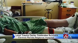 Local trauma center celebrates survivors