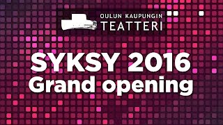 Oulun kaupunginteatterin syksyn 2016 uutuusnäytelmät