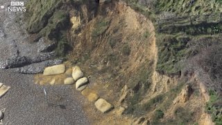 What causes cliffs to collapse?