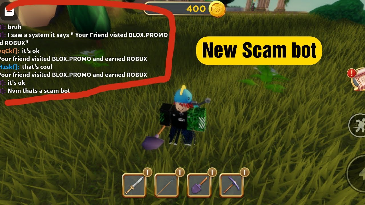 Roblox Scam Bot Youtube