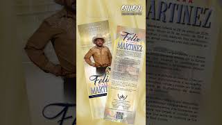 Felix Rivera Martinez Funeral Program Design - Memorial Card