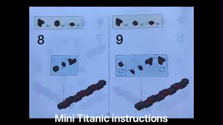 Mini Oxford Titanic Instructions🚢