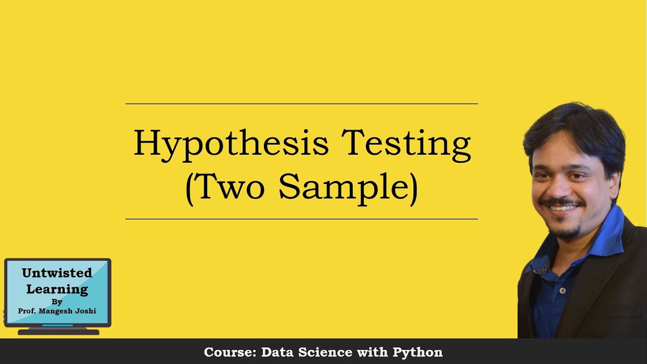 Hypothesis Testing (Two Samples) - YouTube