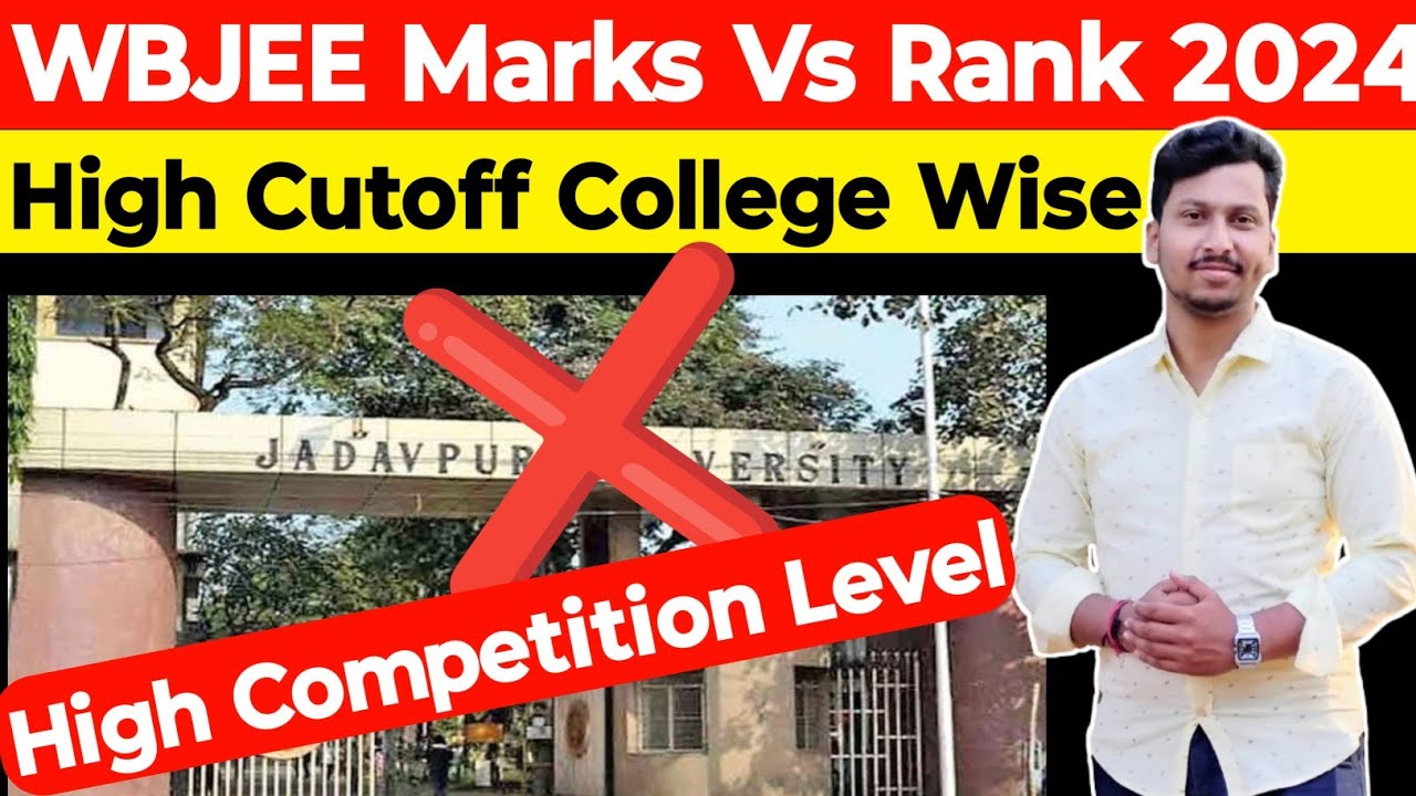 WBJEE Marks Vs Rank 2024 🔥| High Cutoff Marks 😱| High Competition Level ...