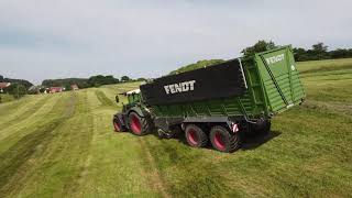 Fendt 724 Vario + Fendt Tigo Ladewagen Bei MHL Agrar /Franken Agrar