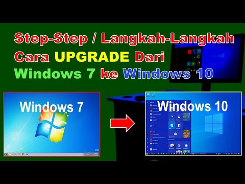 Step=Step Cara Upgrade Windows 7 Ke Windows 10 - YouTube