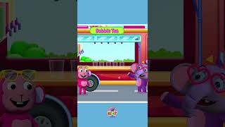 The bubble tea game 1 #kidsvideos #shorts #learingvideos #shortsfeed Kent The Elephant