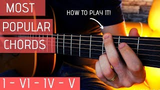 The Most Popular Chord Progression Ever Played (easy and beautiful)