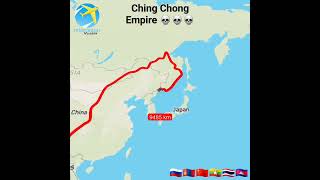 Ching Chong Empire 💀💀💀 #map #empire #geography