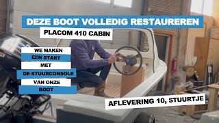 Volledige Restauratie van de Placom 410, aflevering 10, start met het stuur