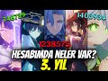 HASAR TESTLİ & HESABIMDA NELER VAR? - 3. YIL | Genshin Impact Türkçe