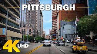 Pittsburgh 4K Driving Tour | Drive Through Downtown Pittsburgh