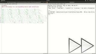 Morse Code Encrypter | Python Program