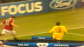 AC Milan vs Arsenal FC Champions League 2012