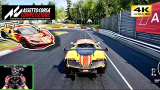 NORDSCHLEIFE IS HERE Ferrari 296 GT3 HOTLAP in ACC Gameplay with Moza R9v2