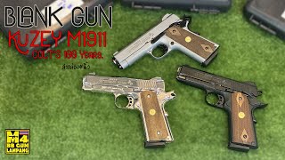 ทดสอบปืนแบลงค์กัน COLTลำกล้อง4นิ้ว M1911/100ปี ค่ายKUZEYรุ่นครบรอบ 100ปีลูก9m.m P.A.K มี3สีสวยๆ