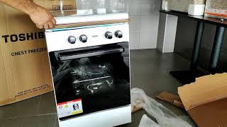 Unboxing Zanussi 3 Burners Freestanding Gas Oven Cooker ZCG530W / ZCG-530W