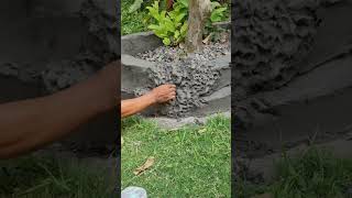 cara membuat relief batu karang simple