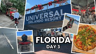 Florida Day 3 / Universal Studios / Islands of Adventure / Disney Springs / Blaze Pizza / Vlog