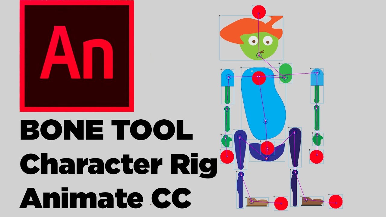 Bone Tool Animate Cc Character Rigging Tutorial Youtube
