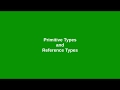 Chapter 9: Primitive and Reference Types